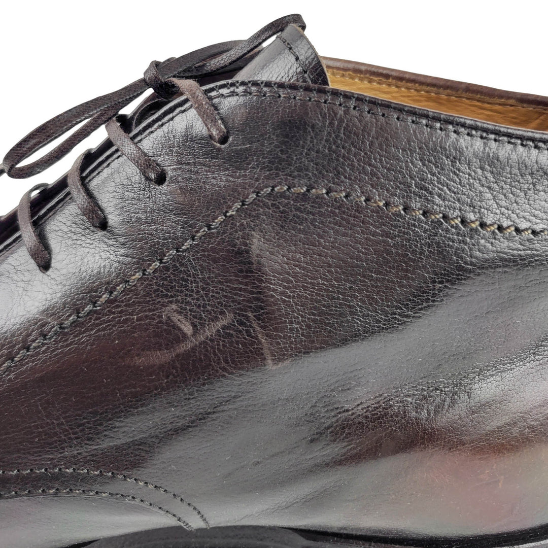 Officine Creative Lace Up Boots in Dark Brown - Discounts on Officine Creative at UAL