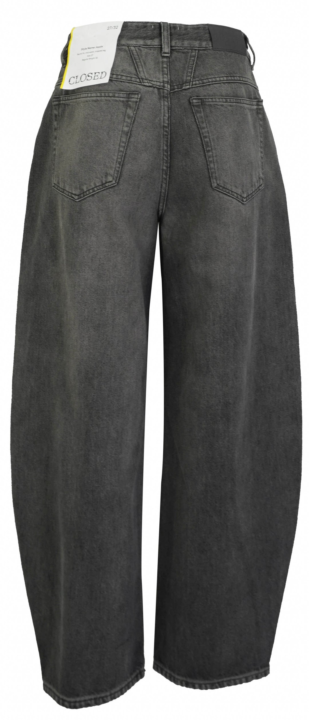 Closed Jazzie Barrel Jeans in Mid Grey - Discounts on Closed at UAL