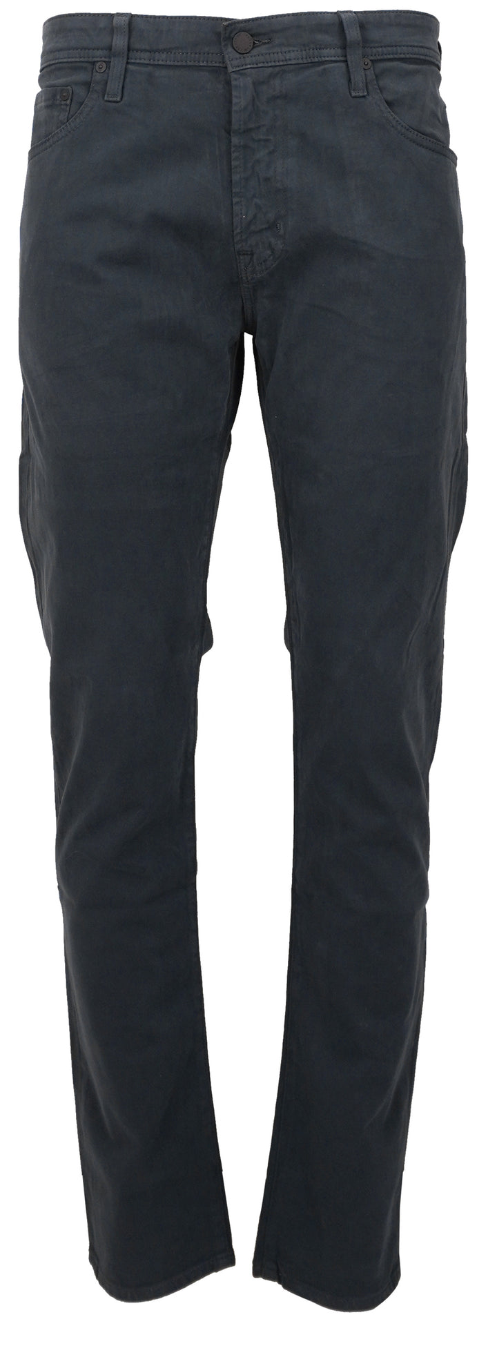 AG Tellis Sueded Sateen Pants in Slate Blue Grey - Discounts on AG Jeans at UAL