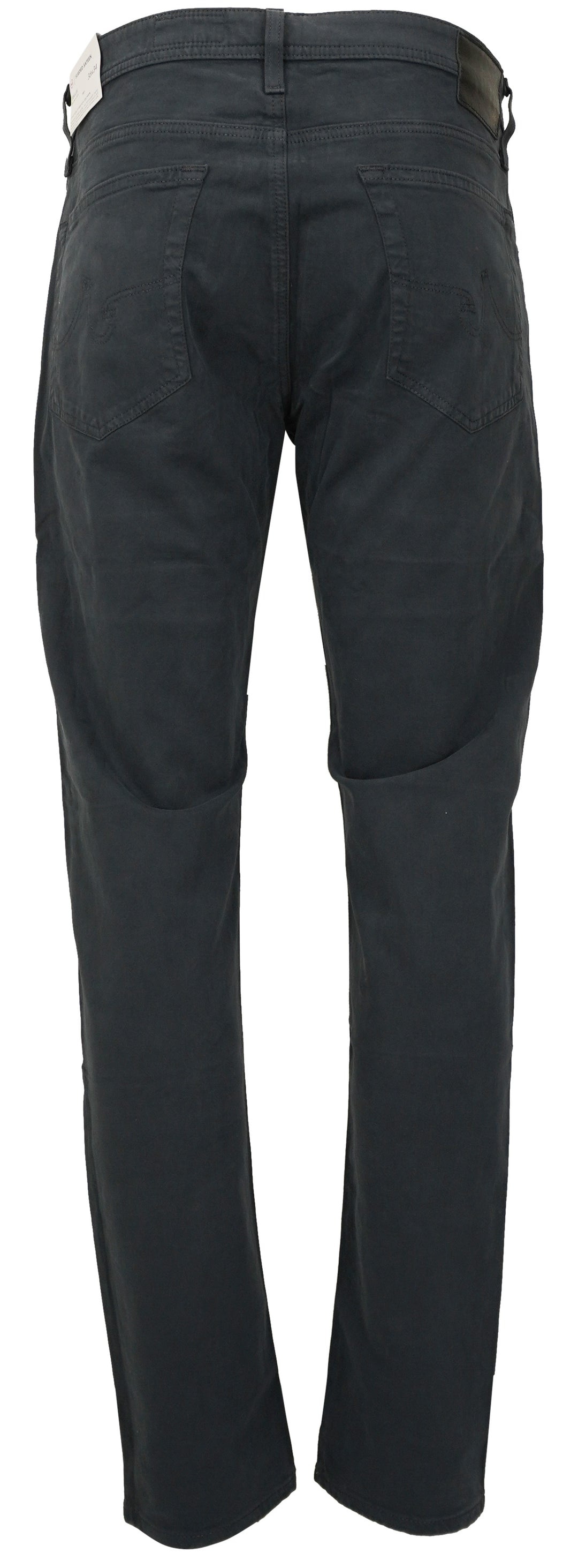 AG Tellis Sueded Sateen Pants in Slate Blue Grey - Discounts on AG Jeans at UAL