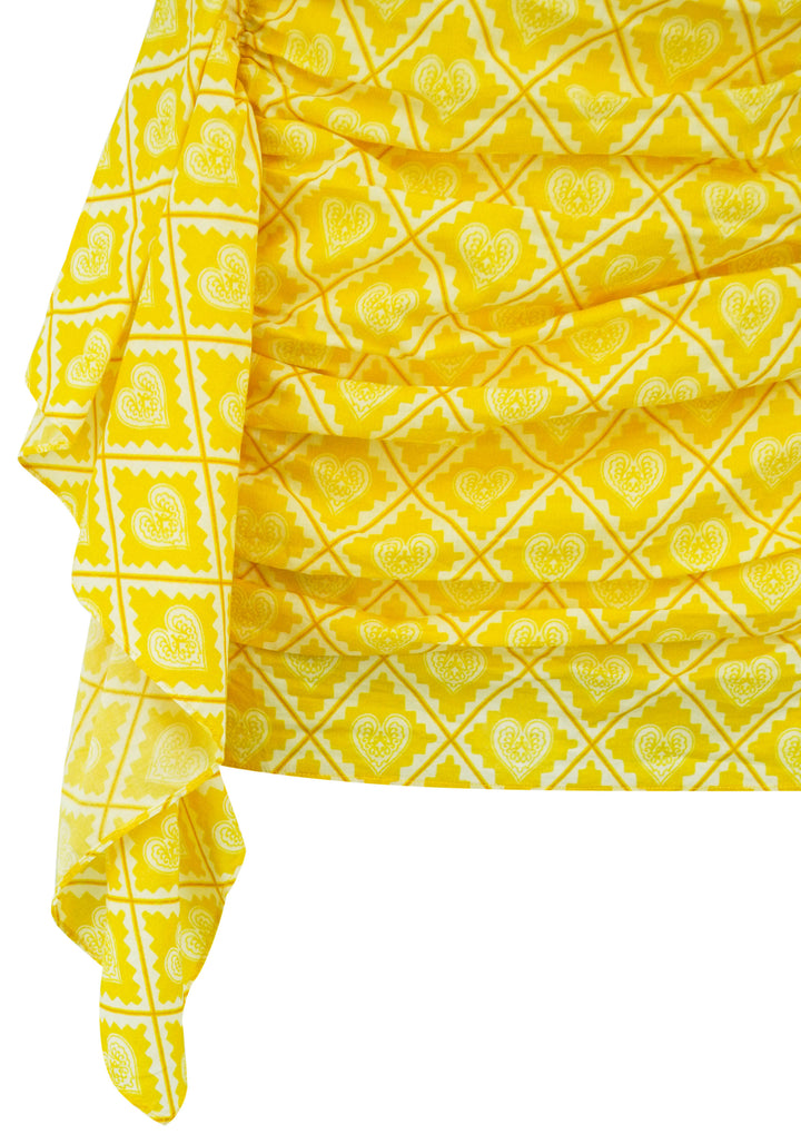 Rhode Hannah Skirt in Love Lockdown Yellow - Discounts on Rhode at UAL