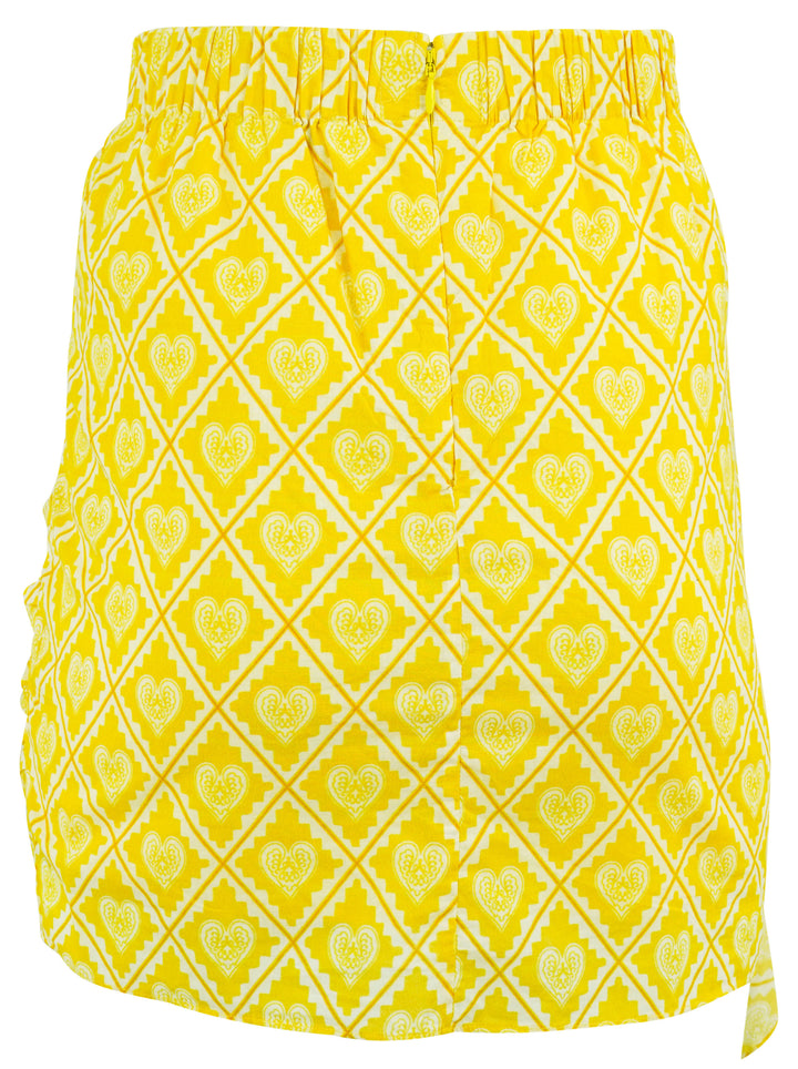 Rhode Hannah Skirt in Love Lockdown Yellow - Discounts on Rhode at UAL