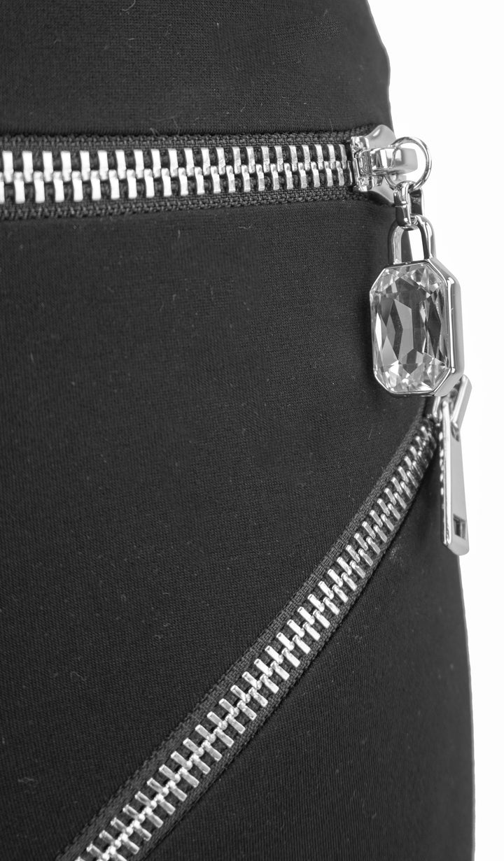 AREA Zipper Brief Legging in Black - Discounts on AREA at UAL