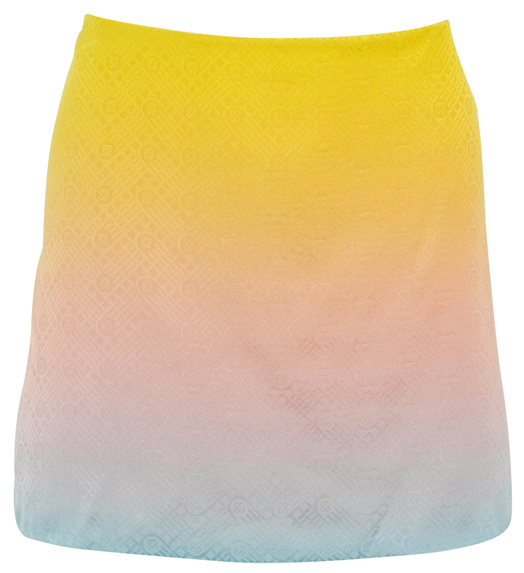 Casablanca Printed Mini Skirt in Pastel Gradient - Discounts on Casablanca at UAL