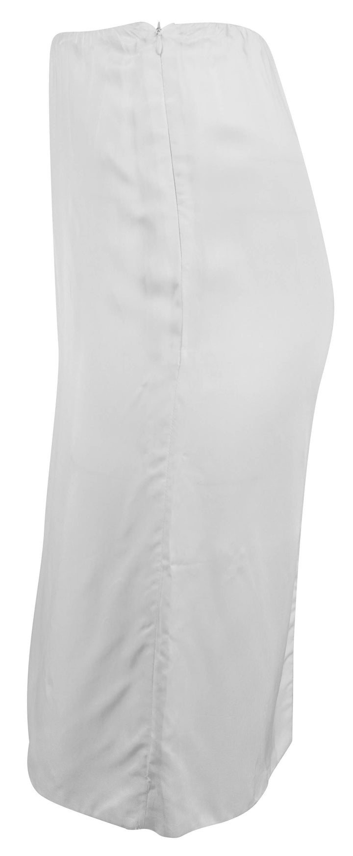 Matin Draped Slip Skirt in Natural - Discounts on Matin at UAL