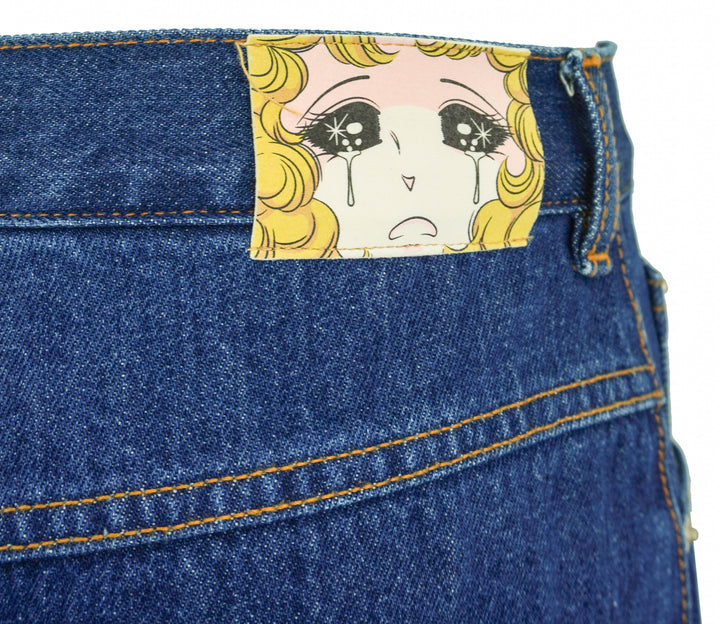 PushBUTTON Side Folded Denim in Blue - Discounts on PushBUTTON at UAL