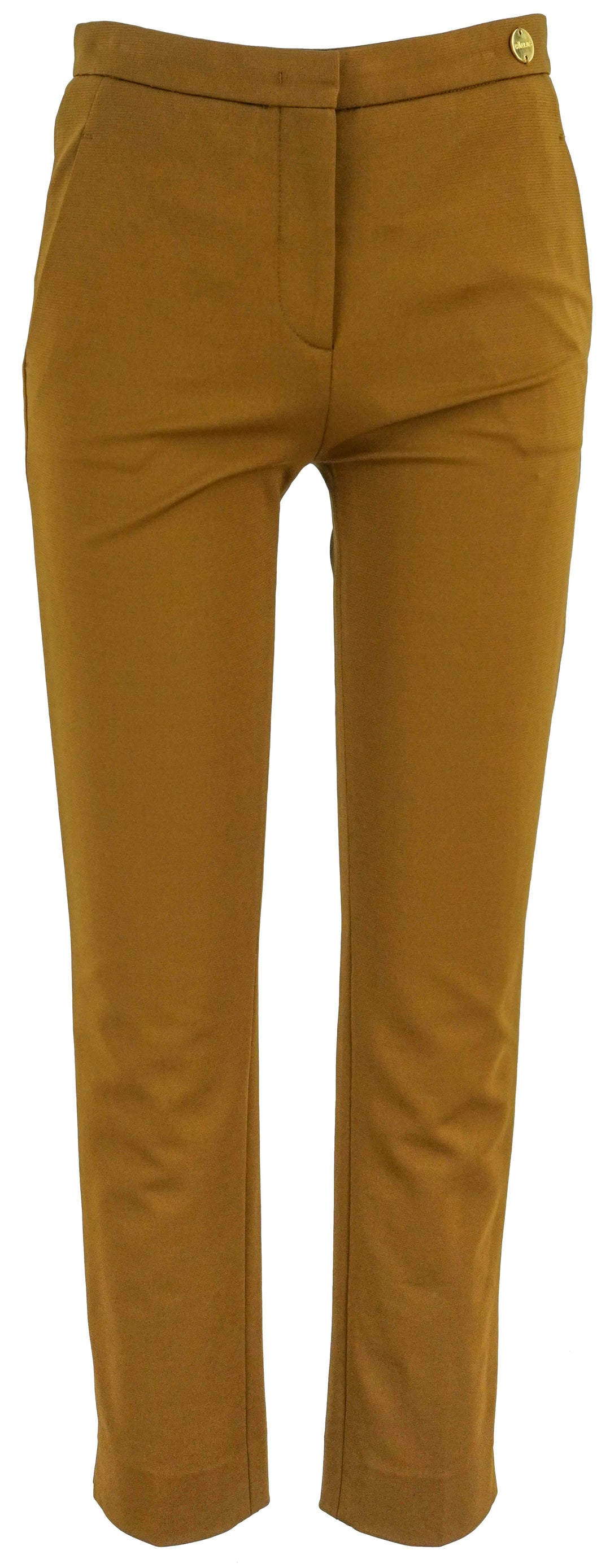 Câllas Charlotte Crepe Trousers in Caramel - Discounts on Callas at UAL