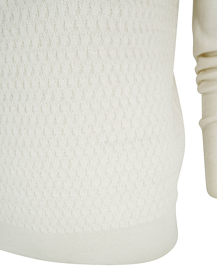 Corneliani Wool Sweater in Cream