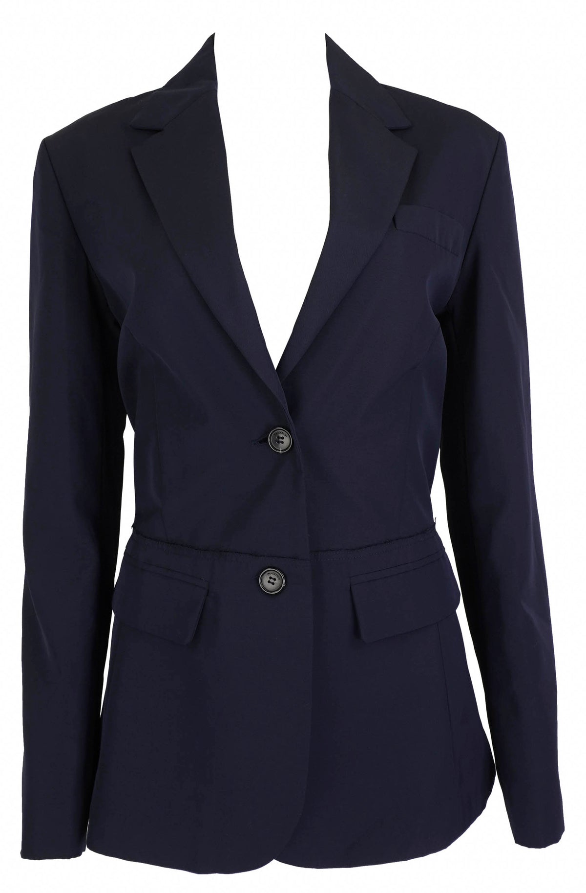 JW Anderson Wool Blend Blazer in Navy - Discounts on JW Anderson at UAL