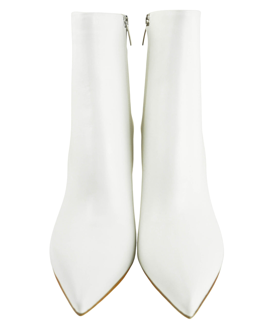 Gianvito Rossi Leather Piper 85 Ankle Boots in Glove White - Discounts on Gianvito Rossi at UAL