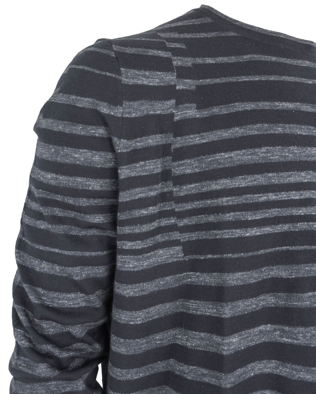 Ermenegildo Zegna Long Sleeve Top in Navy Stripe - Discounts on Ermenegildo Zegna at UAL