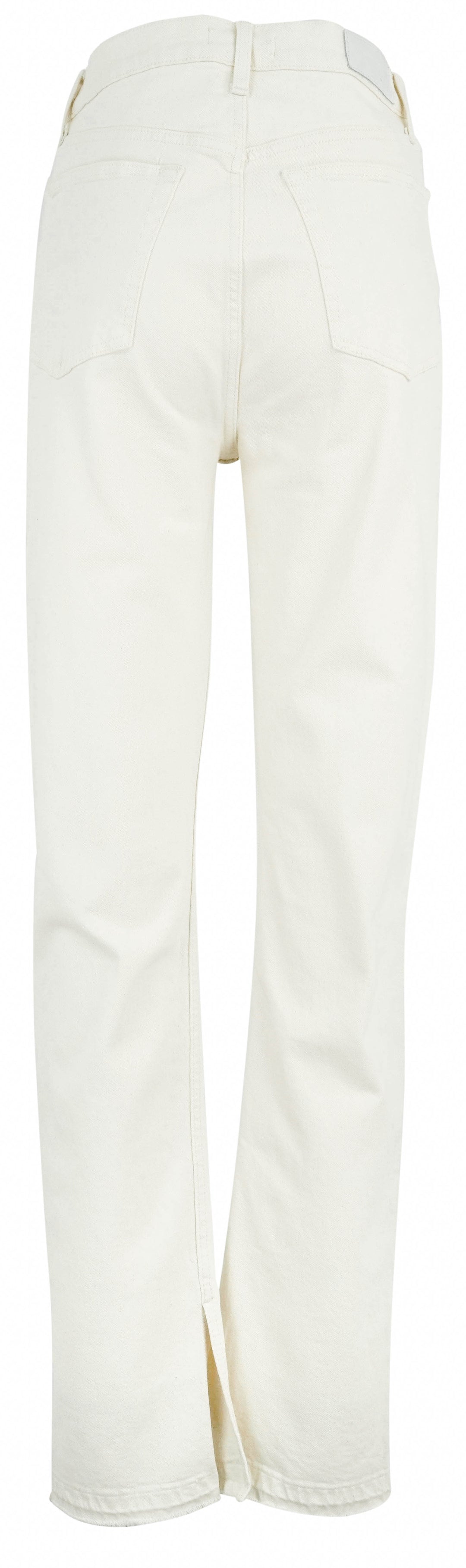 Re/Done 70s High Rise Skinny Bootcut Jeans in Vintage White - Discounts on RE/DONE at UAL