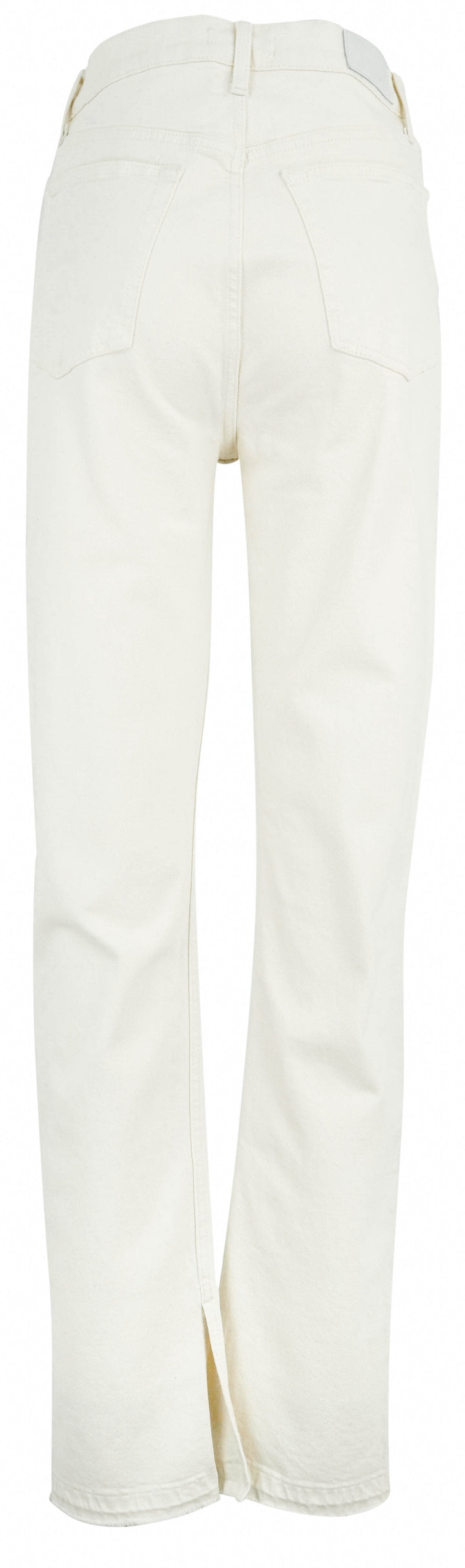 Re/Done 70s High Rise Skinny Bootcut Jeans in Vintage White - Discounts on RE/DONE at UAL