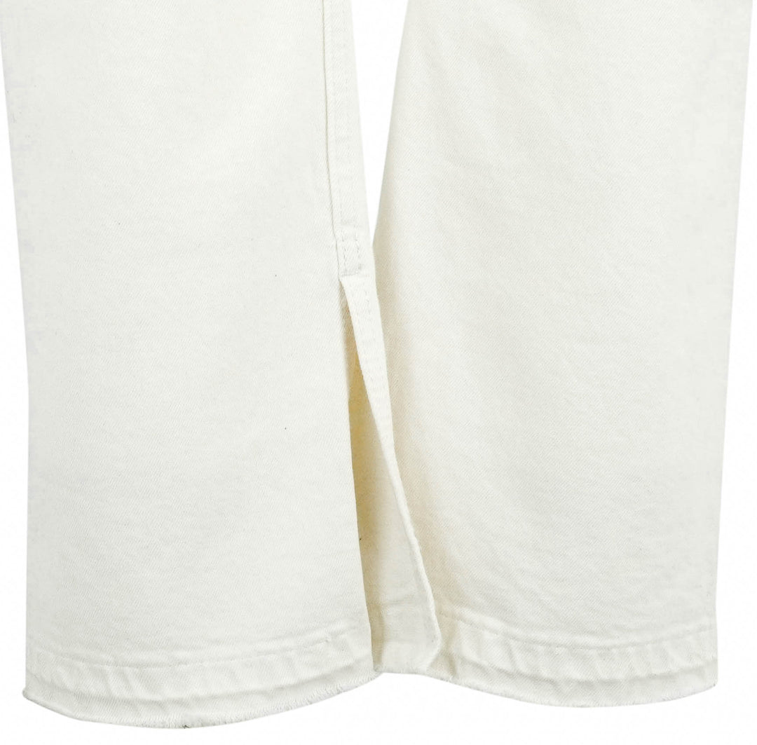 Re/Done 70s High Rise Skinny Bootcut Jeans in Vintage White - Discounts on RE/DONE at UAL
