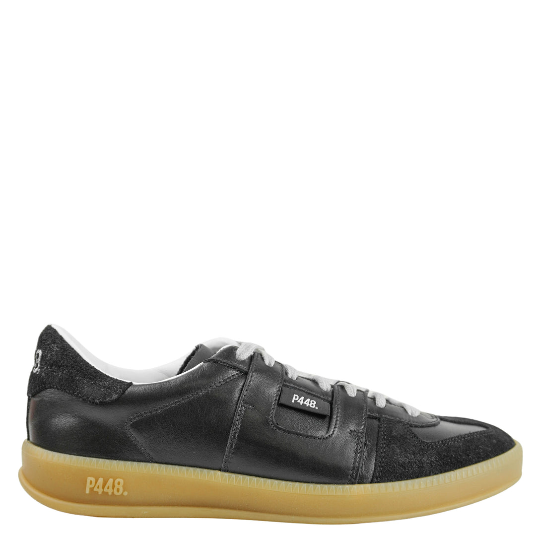 P448 Monza Glitterfine Sneakers in Black - Discounts on P448 at UAL