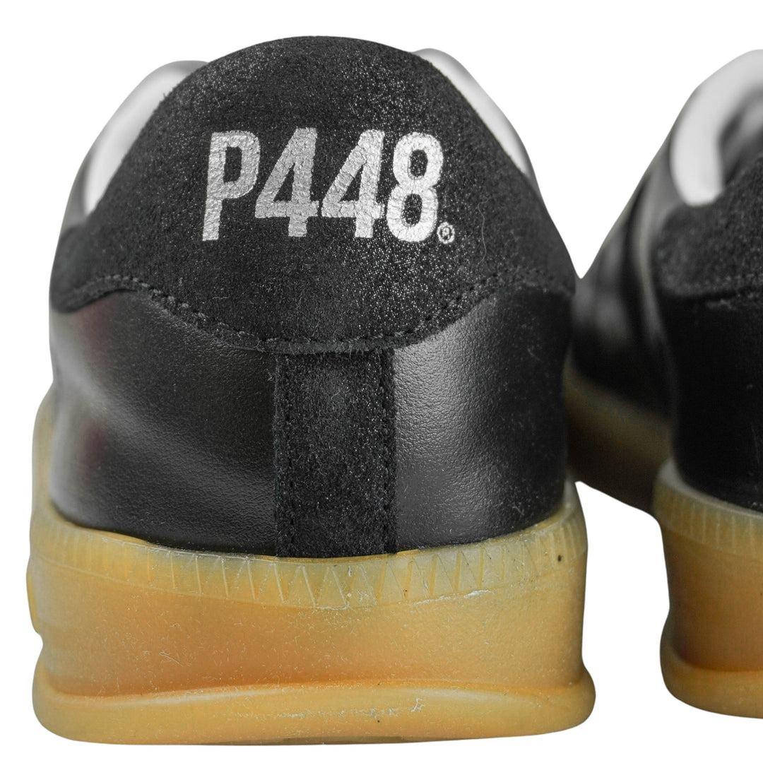 P448 Monza Glitterfine Sneakers in Black - Discounts on P448 at UAL