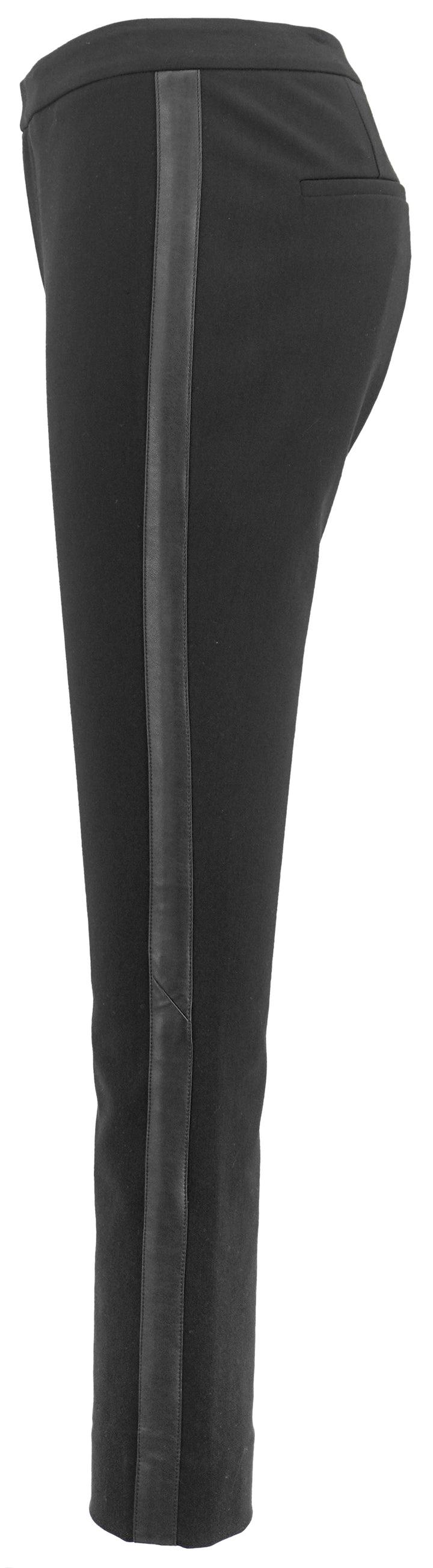 Vince. Side Strap Trousers in Black - Discounts on Vince. at UAL