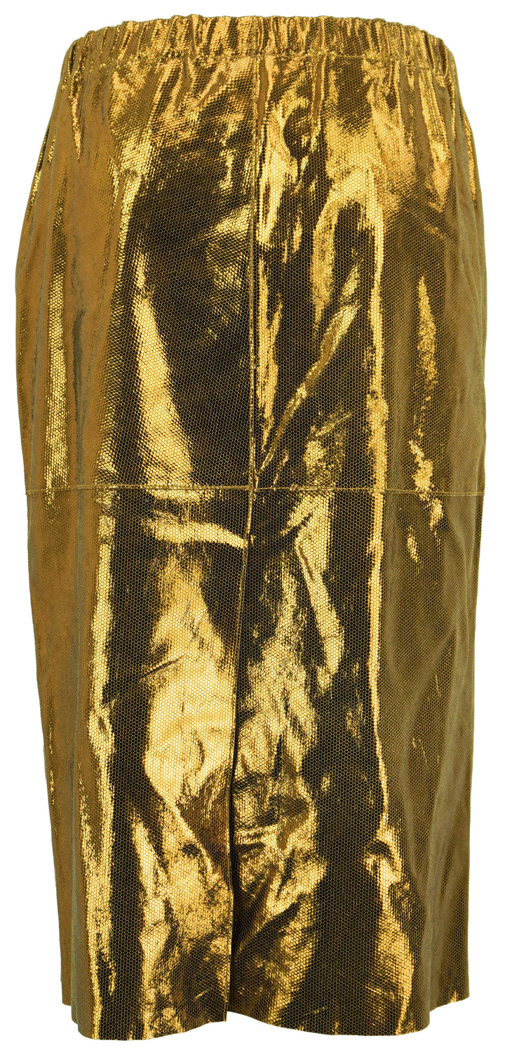 Forte_Forte Honeycomb Skirt in Gold - Discounts on Forte_Forte at UAL