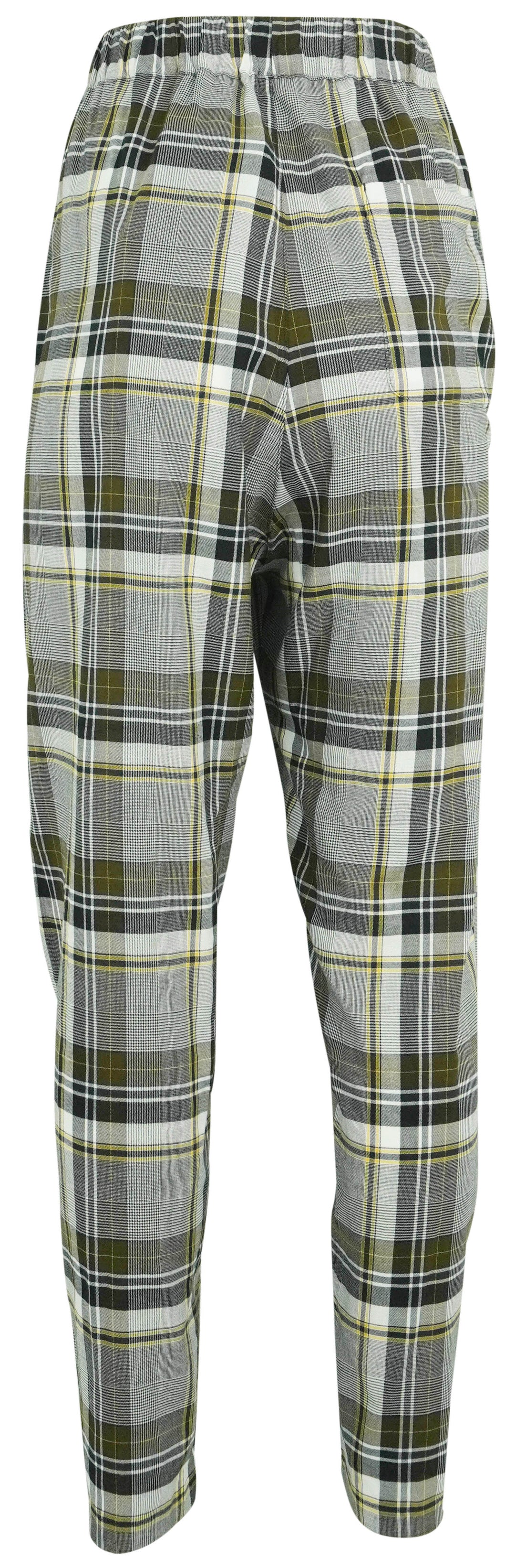 Undercover Tapered Pants in Grey Plaid - Discounts on Undercover at UAL