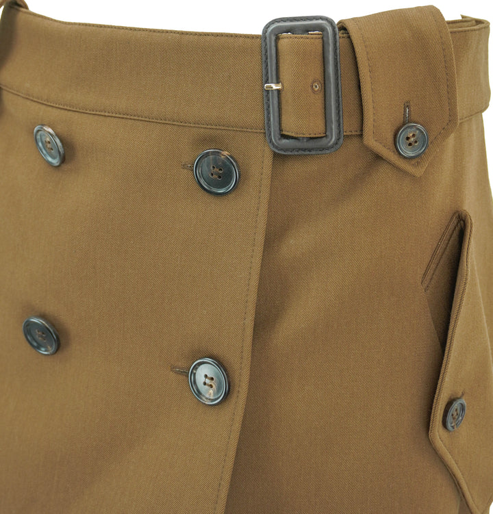 Miu Miu Cargo Mini Skirt in Khaki