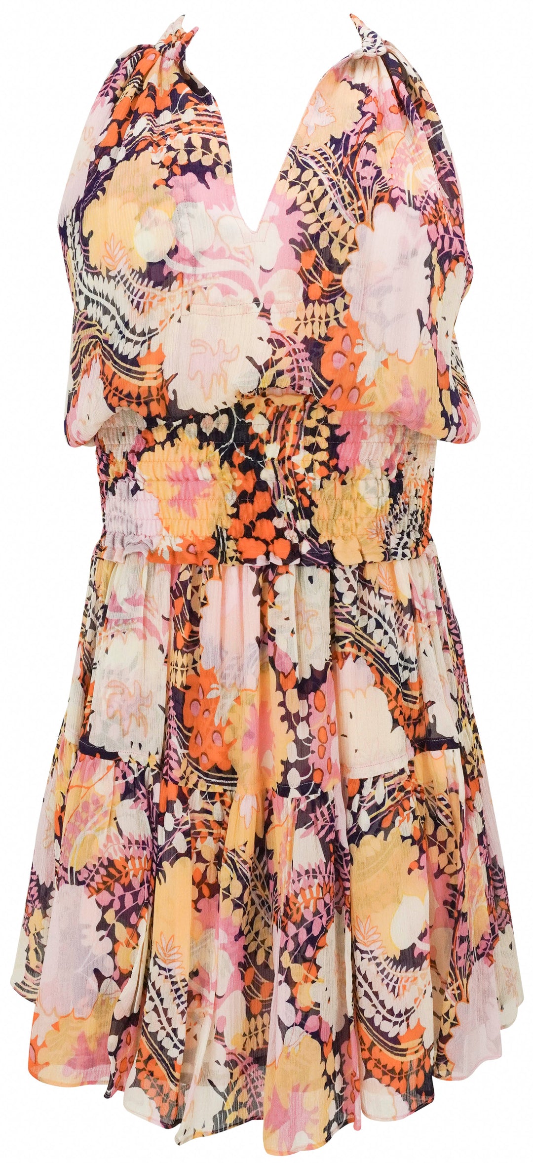 A.L.C. Courtney Mini Dress in Pink Multi - Discounts on A.L.C. at UAL