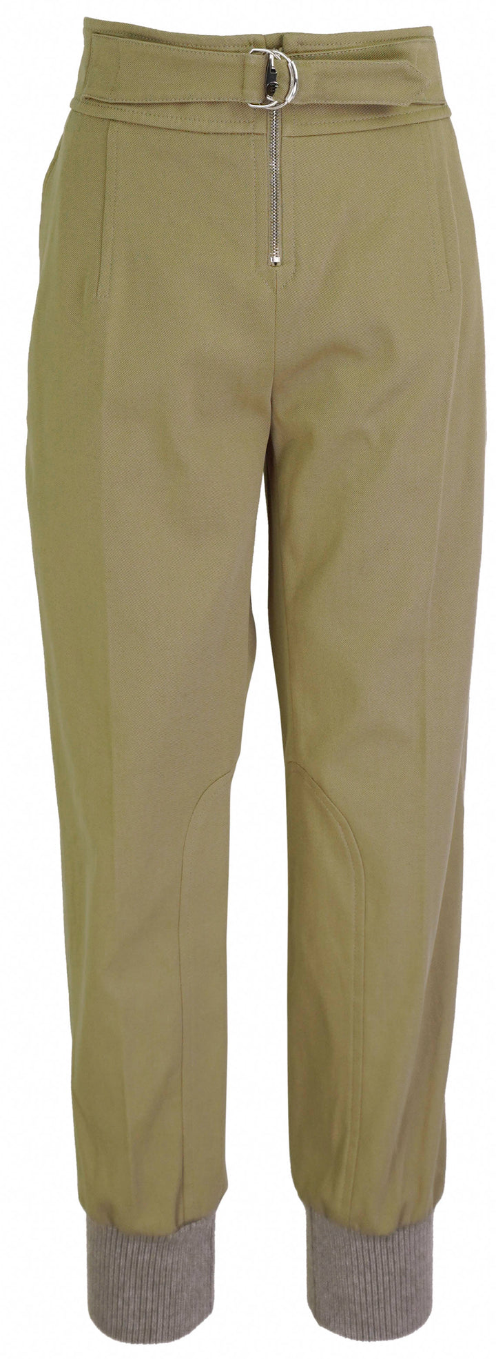 Chloé Belted Tapered Trousers in Soften Brown - Discounts on Chloé at UAL