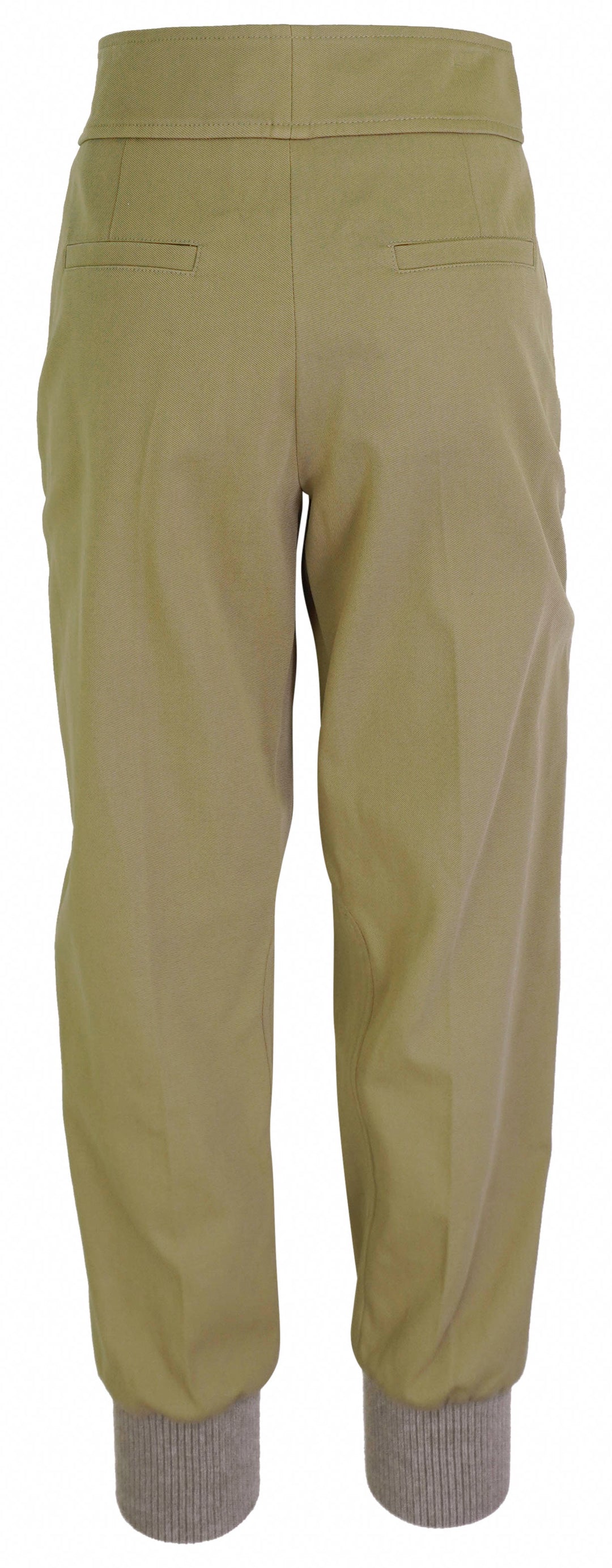 Chloé Belted Tapered Trousers in Soften Brown - Discounts on Chloé at UAL