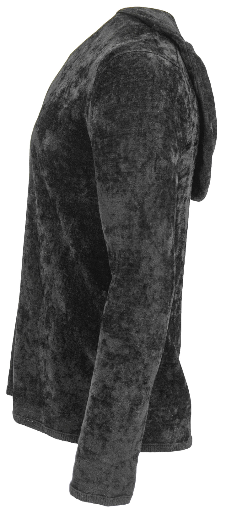 Comme des Garçons Chenille Hoodie Sweater in Black - Discounts on COMME des GARÇONS at UAL