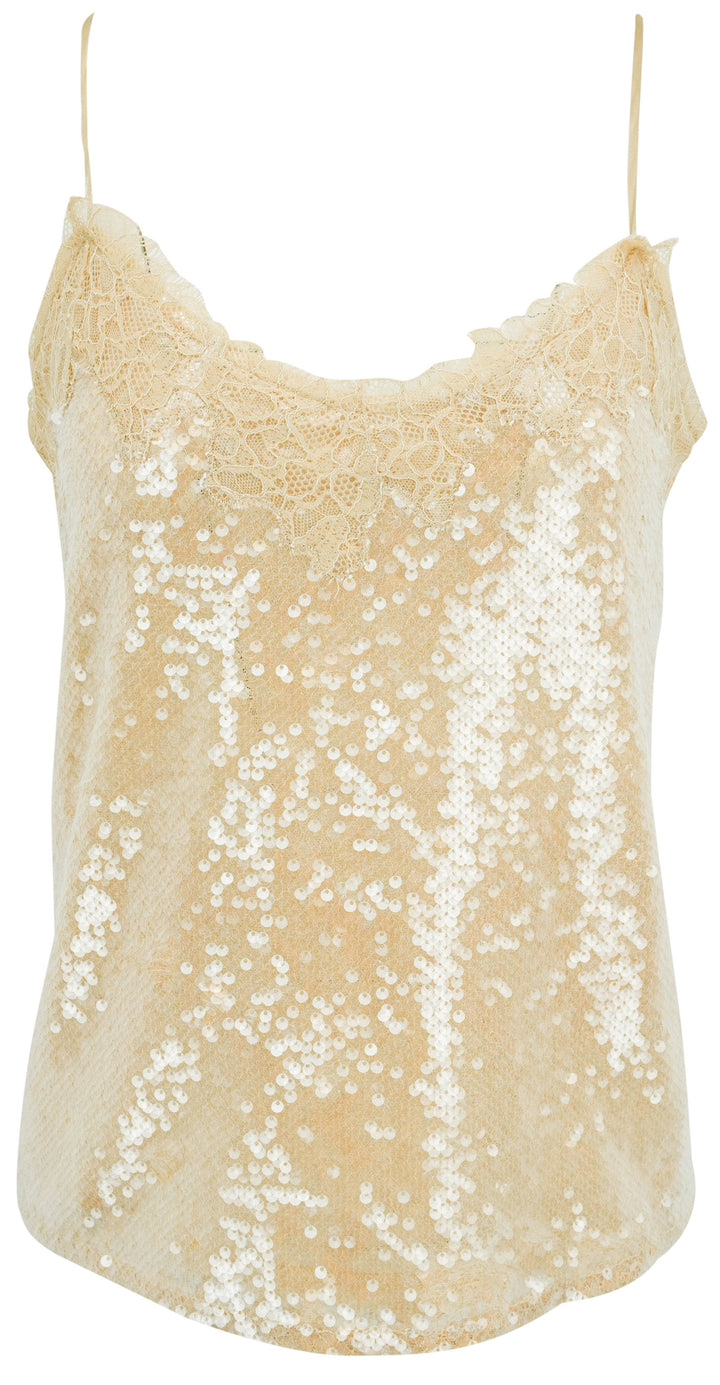 Simkai Arlene Camisole in Nude - Discounts on Jonathan Simkhai at UAL