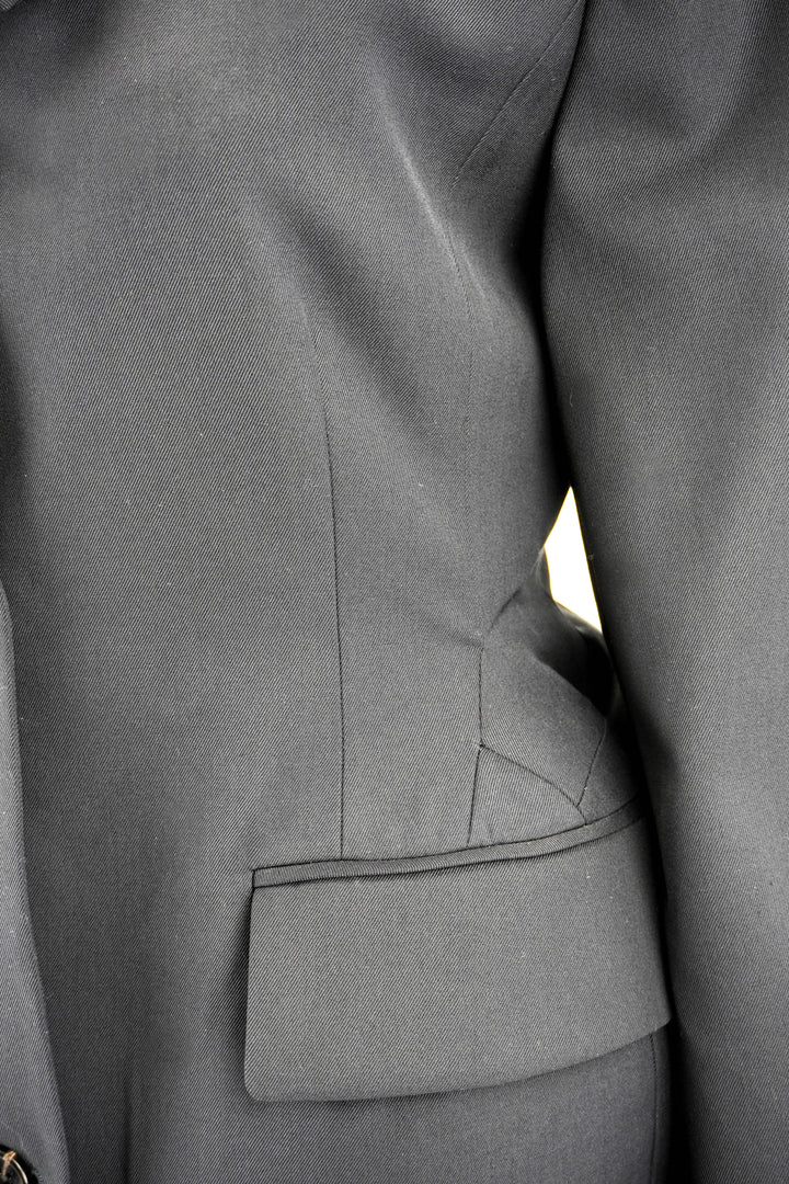 Pushbutton Layered Blazer in Navy - Discounts on PushBUTTON at UAL