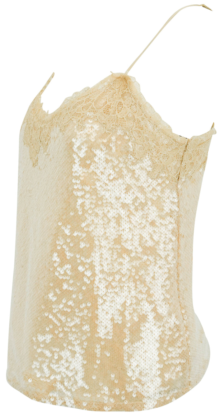 Simkai Arlene Camisole in Nude - Discounts on Jonathan Simkhai at UAL