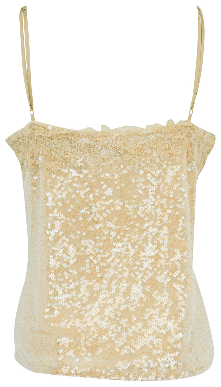 Simkai Arlene Camisole in Nude - Discounts on Jonathan Simkhai at UAL