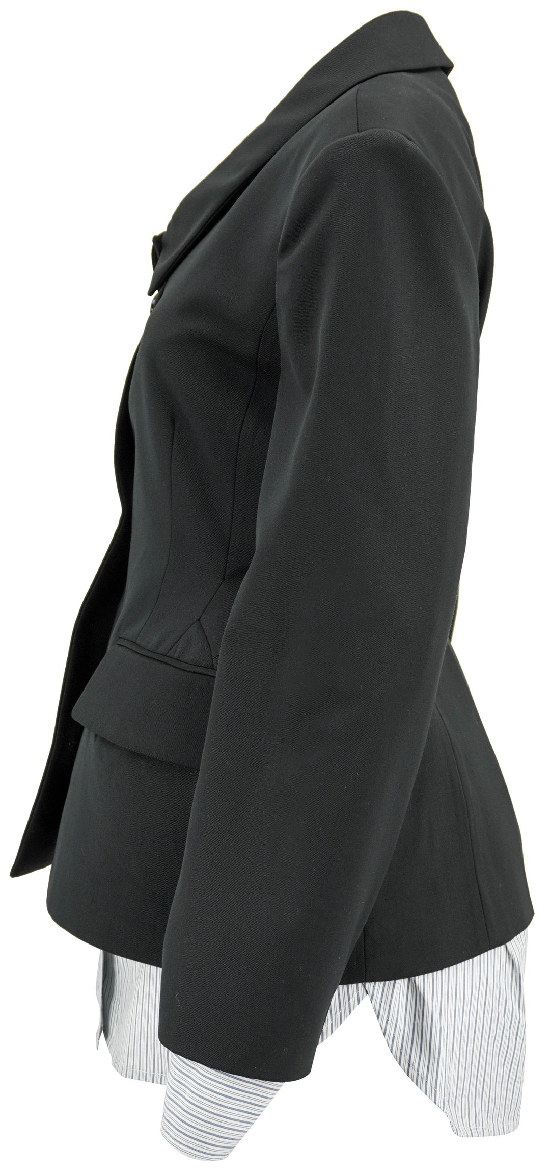 Pushbutton Layered Blazer in Navy - Discounts on PushBUTTON at UAL