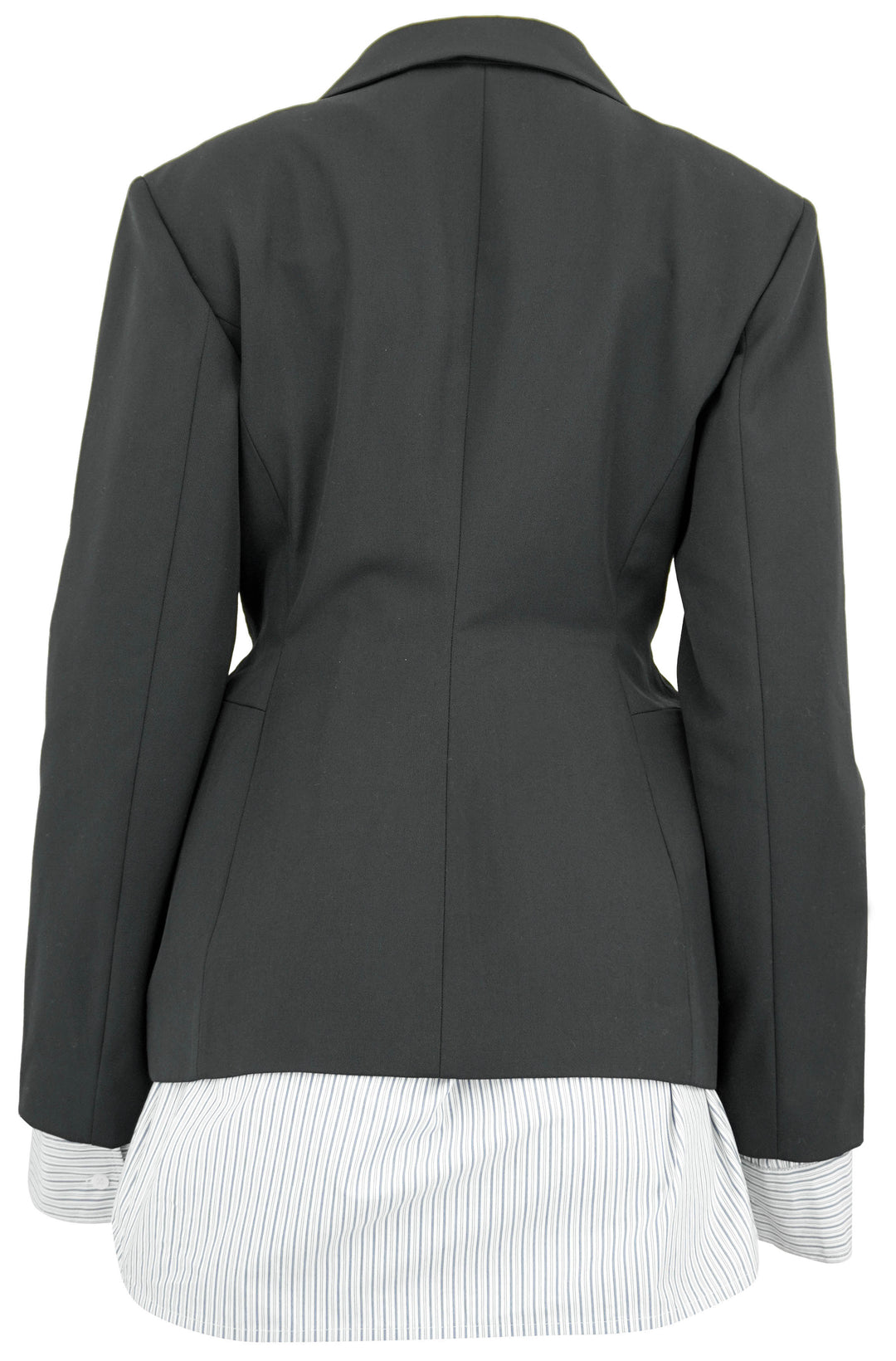 Pushbutton Layered Blazer in Navy - Discounts on PushBUTTON at UAL