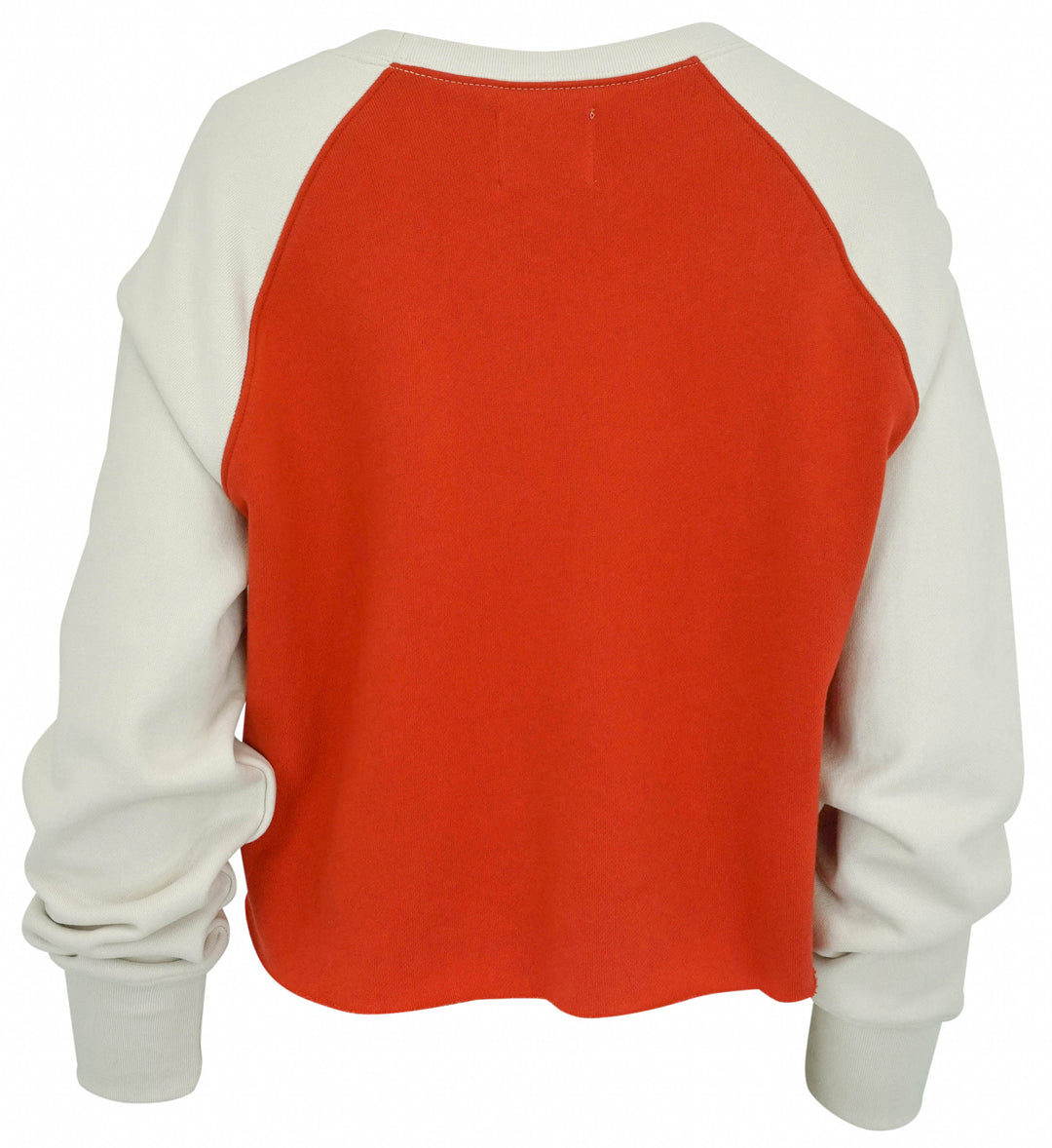 NSF Cropped Sweatshirt in Red and Cream - Discounts on NSF at UAL
