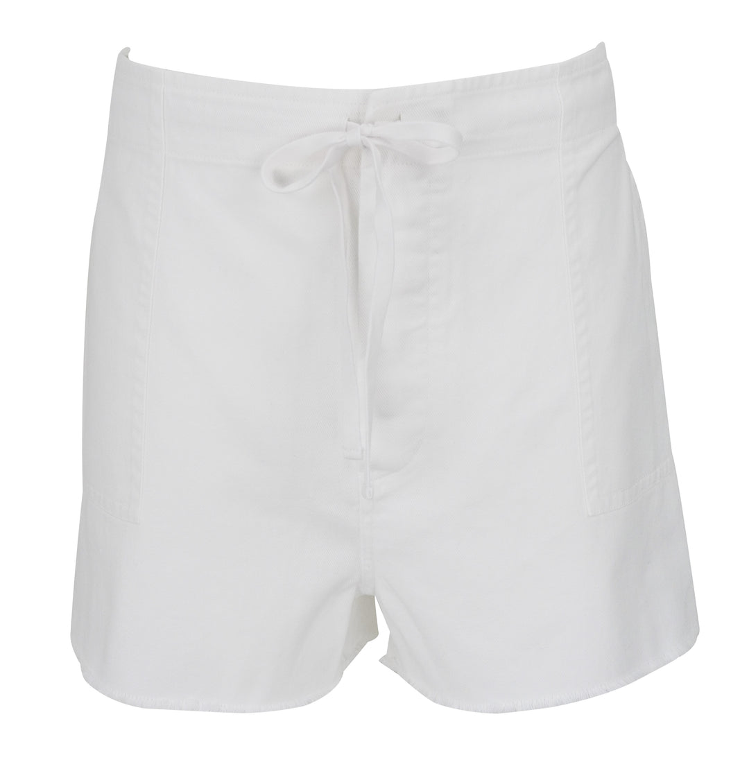 RE/DONE Beach Shorts in Vintage White - Discounts on RE/DONE at UAL