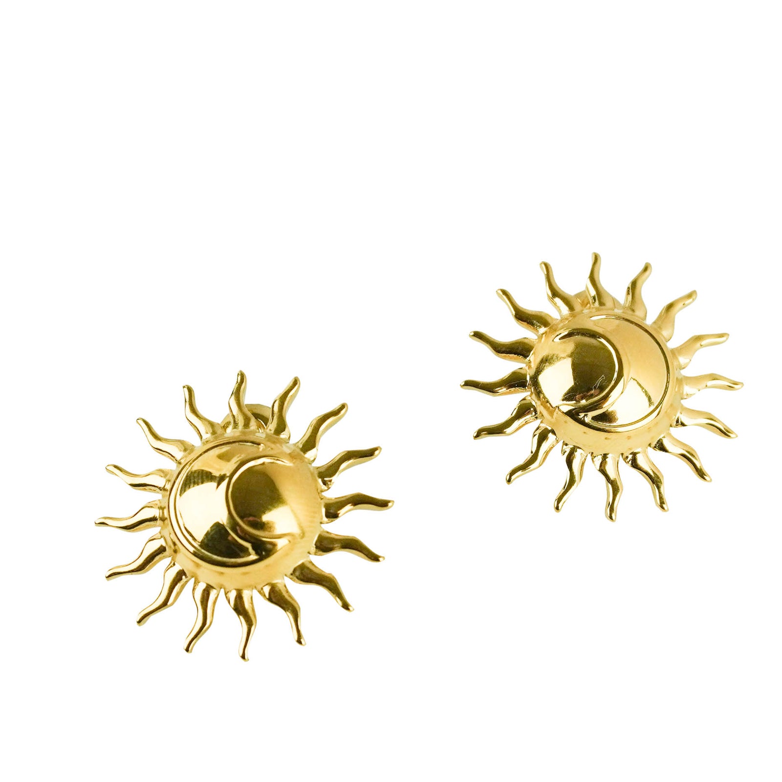 Shashi Soleil Stud Earrings in Gold - Discounts on Shashi at UAL