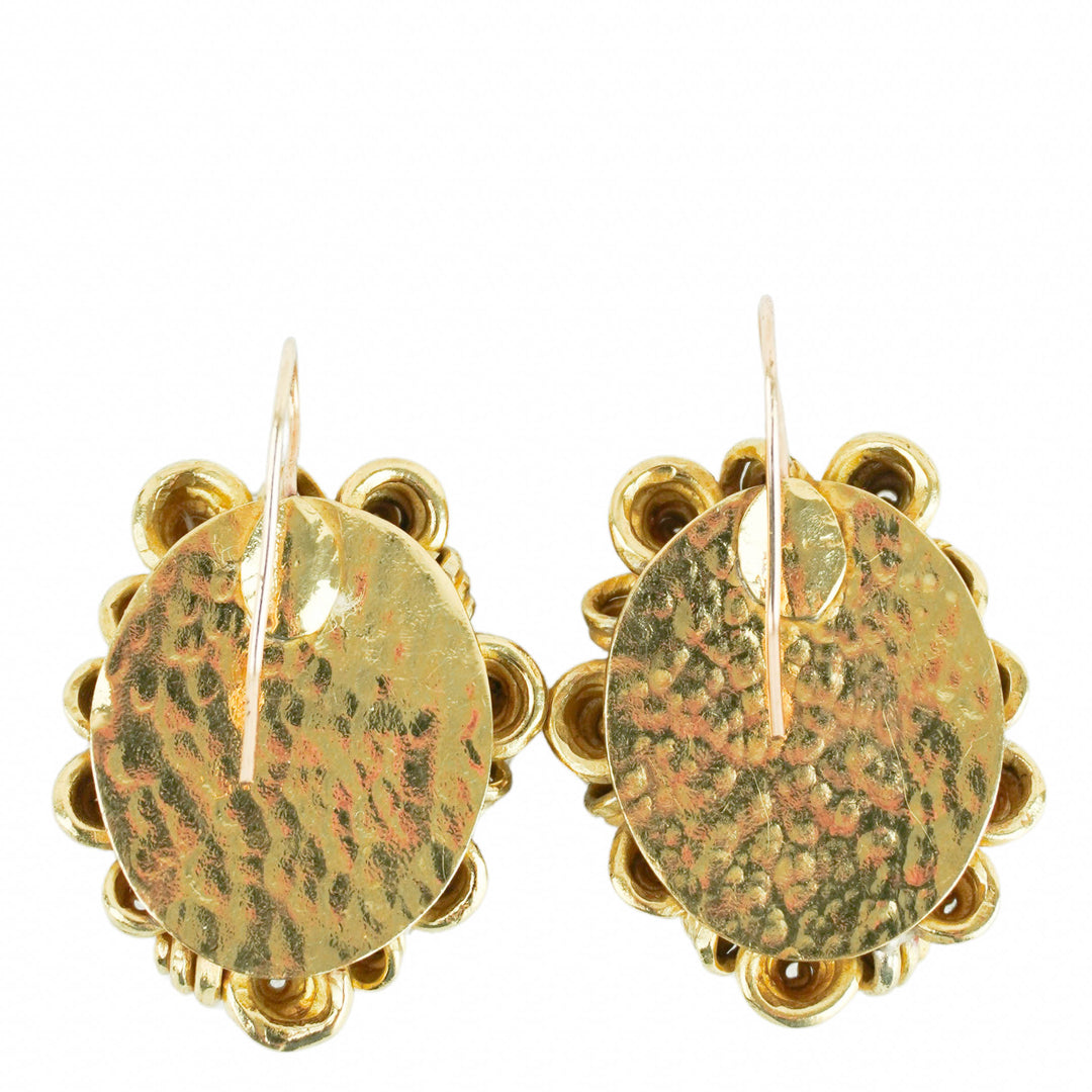 Ulla Johnson Zahara Earrings in Brown Jasper and Gold - Discounts on Ulla Johnson at UAL
