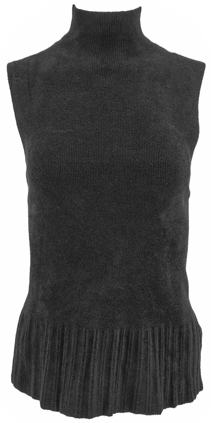 Proenza Schouler Mock Neck Sleeveless Top in Black - Discounts on Proenza Schouler at UAL