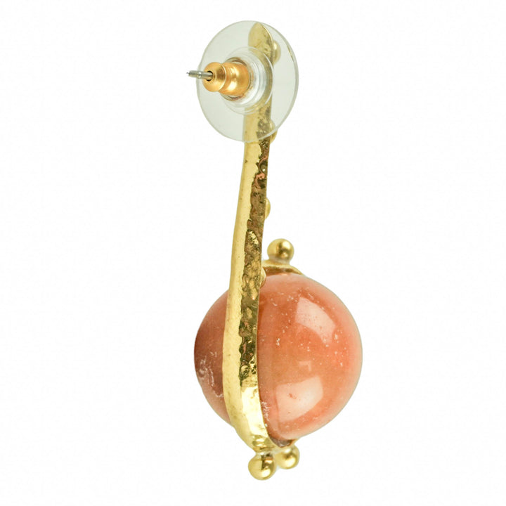 Ulla Johnson Ismene Earrings in Pink Aventurine - Discounts on Ulla Johnson at UAL