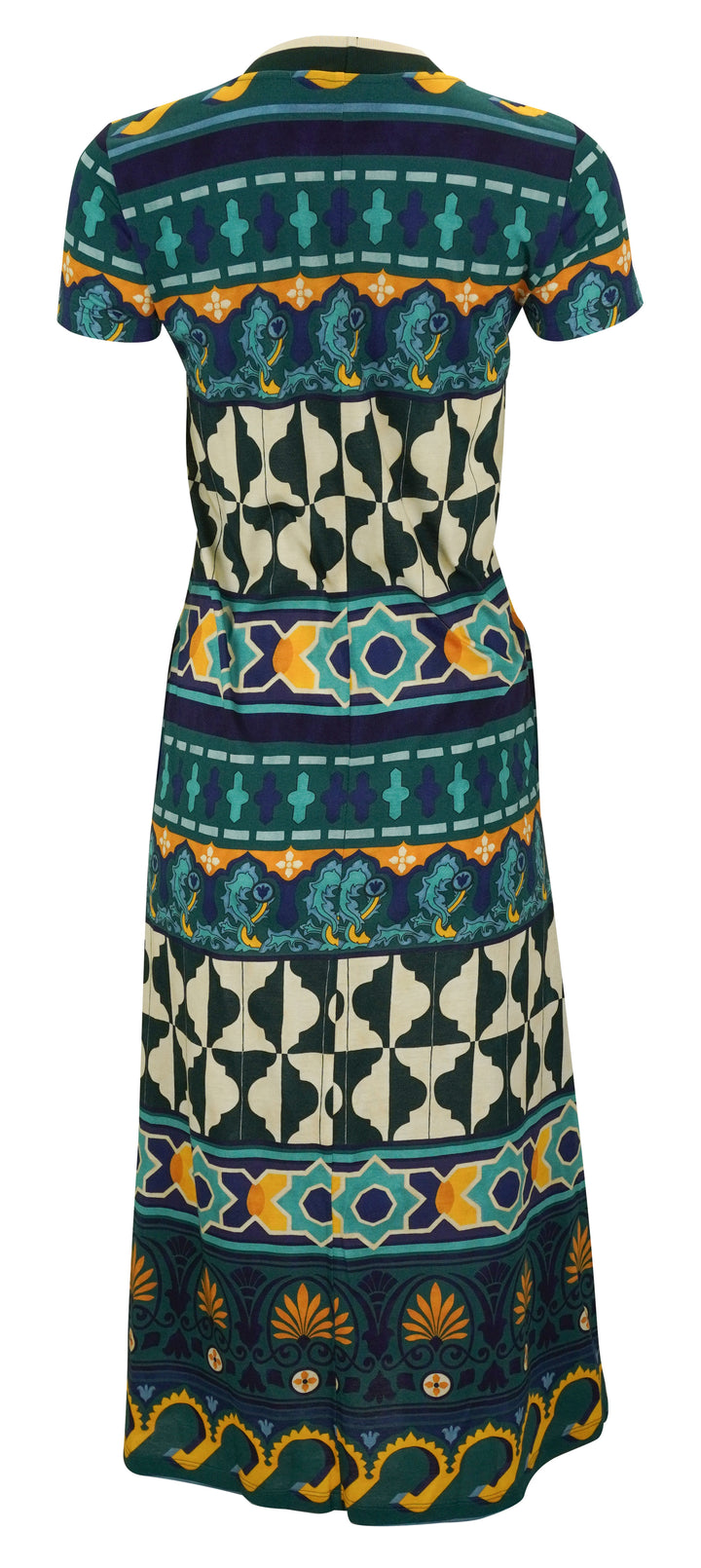 La DoubleJ. Sporty Swing Dress in Emerald