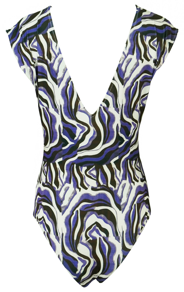 Carolina K Lisette One Piece Swimsuit in Purple Multi - Discounts on Carolina K at UAL