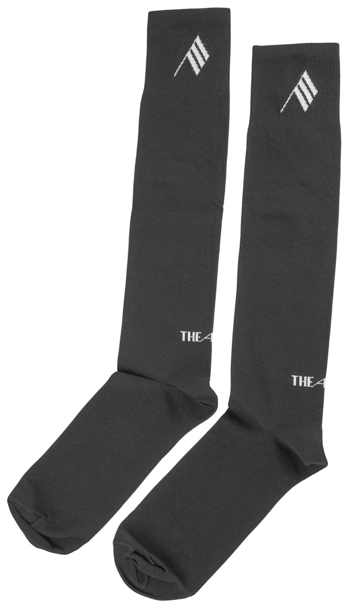 The Attico Long Length Socks in Black/White - Discounts on The Attico at UAL