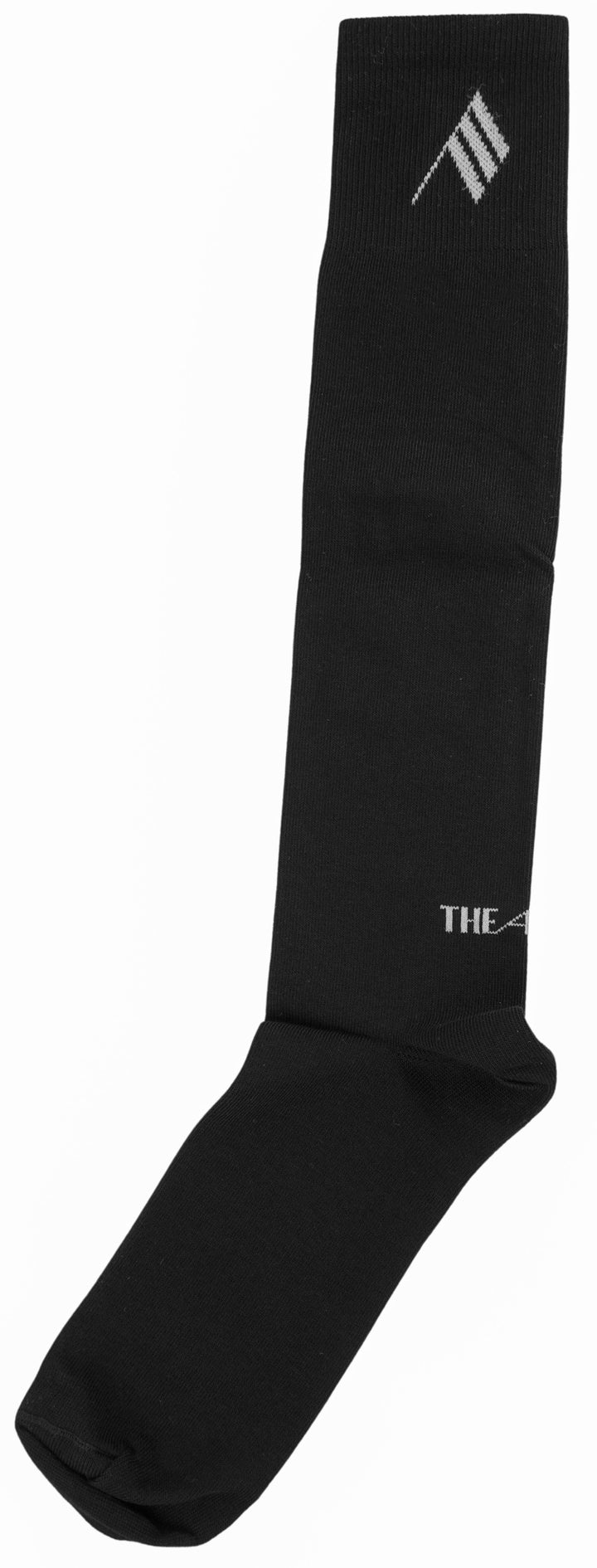 The Attico Long Length Socks in Black/White - Discounts on The Attico at UAL