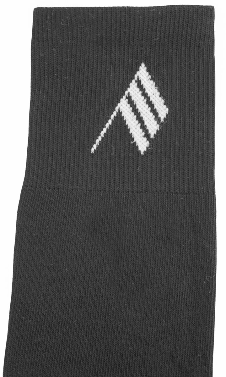 The Attico Long Length Socks in Black/White - Discounts on The Attico at UAL