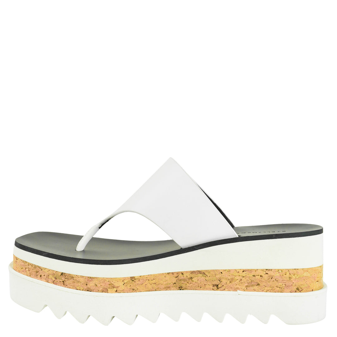 Stella McCartney Platform Sandals in White - Discounts on Stella McCartney at UAL