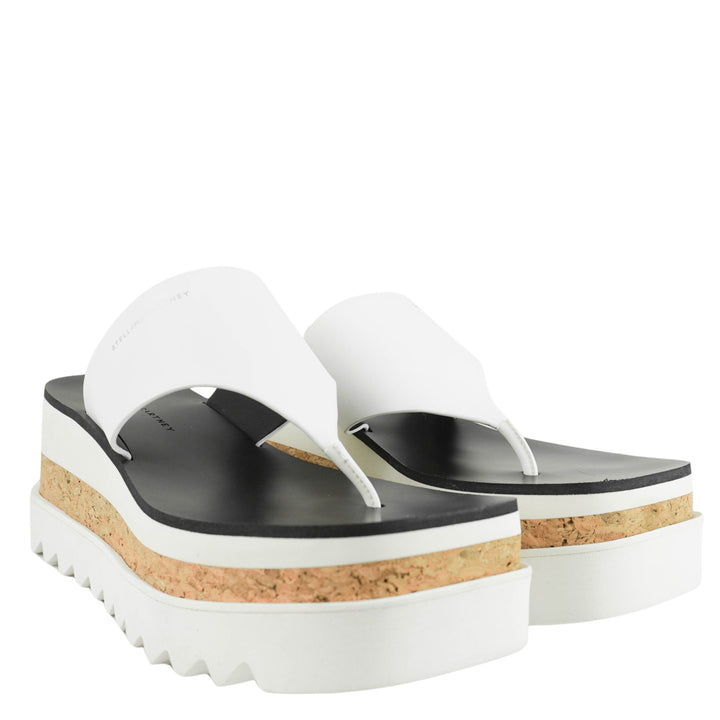 Stella McCartney Platform Sandals in White - Discounts on Stella McCartney at UAL