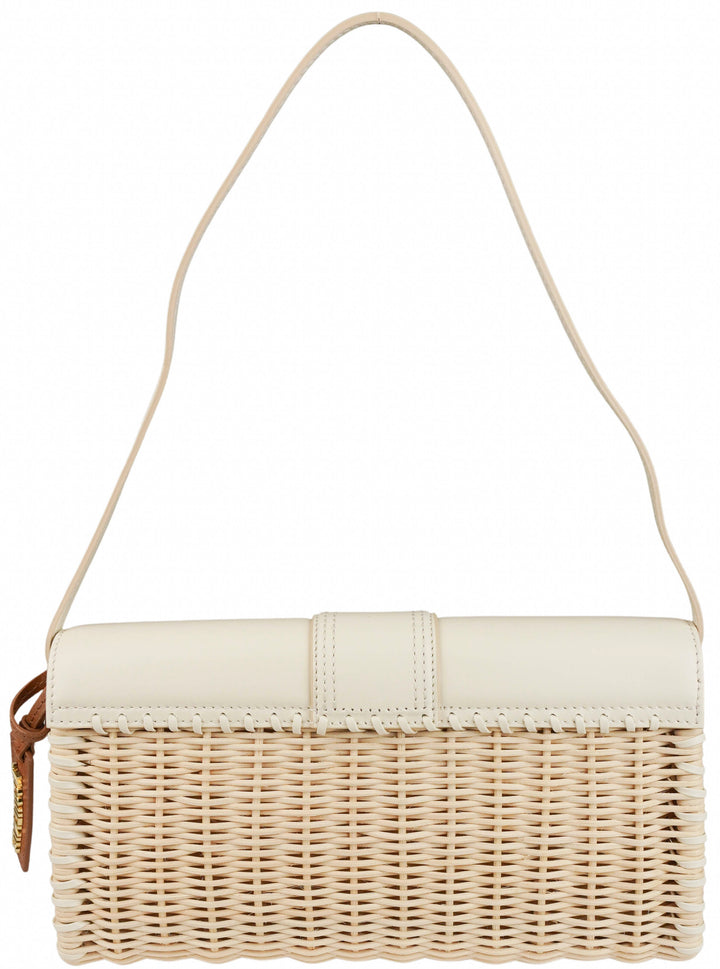 Jacquemus Le Bamino Long Sier Bag in Cream