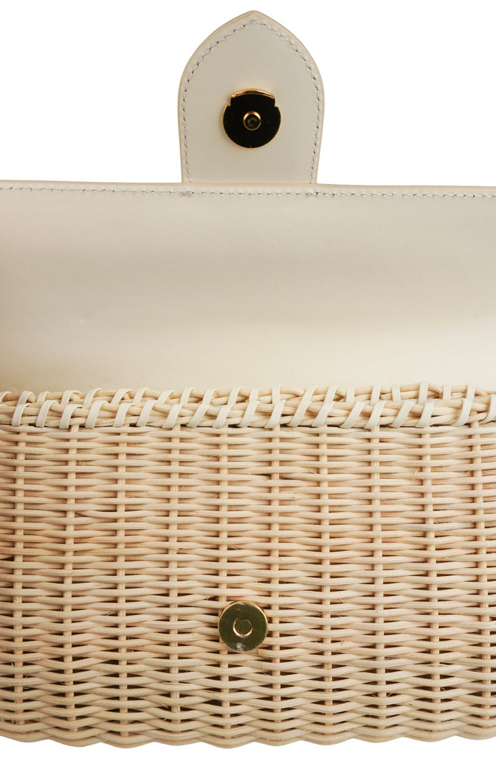 Jacquemus Le Bamino Long Sier Bag in Cream