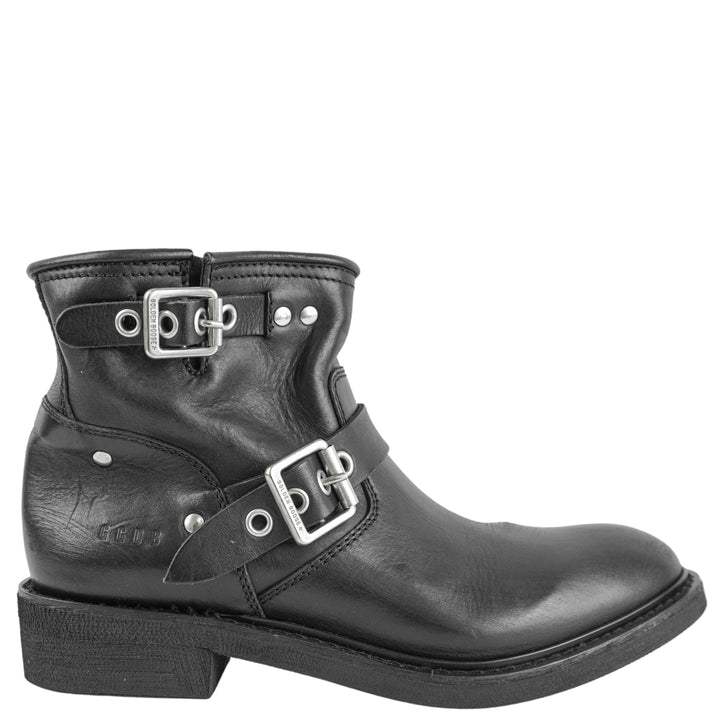 Golden Goose Biker Low Boots in Black - Discounts on Golden Goose at UAL